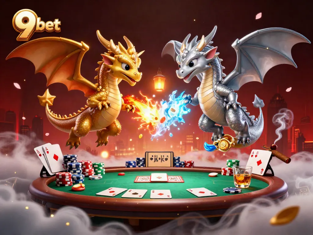 Experience thrilling wins at 9 bet with dynamic poker action and enchanting dragon characters.