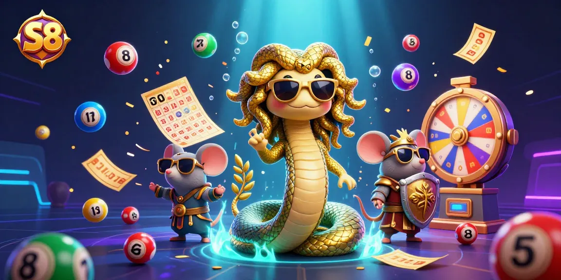 S8 offers exhilarating gameplay through colorful lottery balls, spinning prize wheels, and casino excitement.