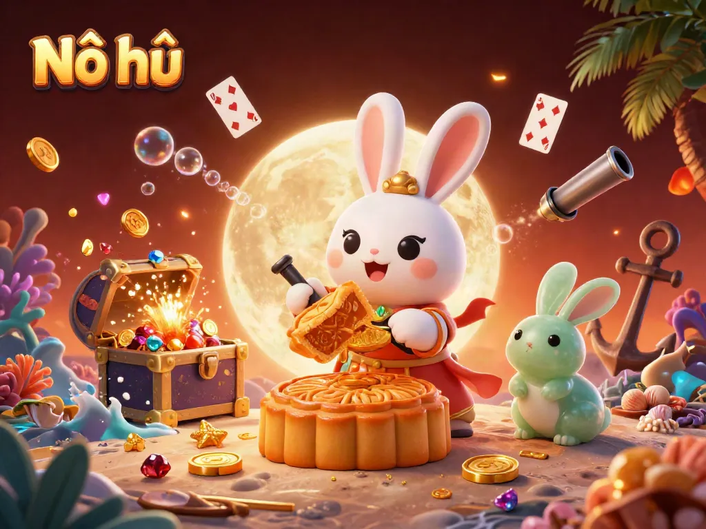 Experience the excitement of Nổ hũ with vibrant characters and dynamic game elements in this illustration.
