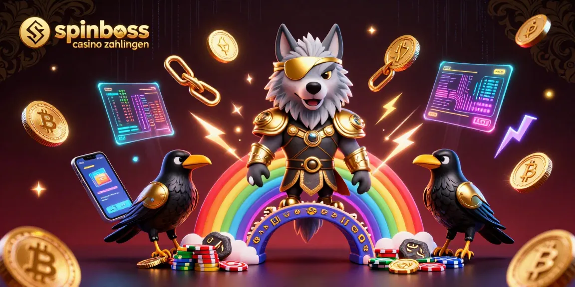Spinboss Casino Zahlungen schnell und sicher - Odin und Raben im 3D-Kasino-Umfeld