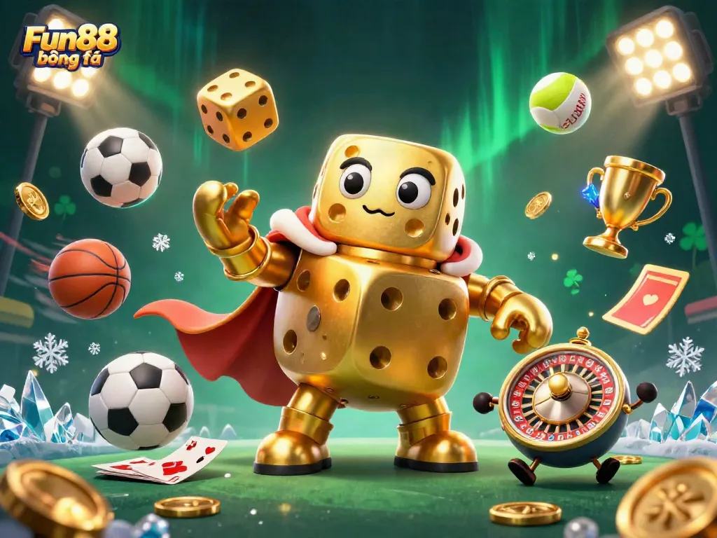 Engage in thrilling Fun88 bóng đá sports betting with vibrant animated elements and dynamic visuals.