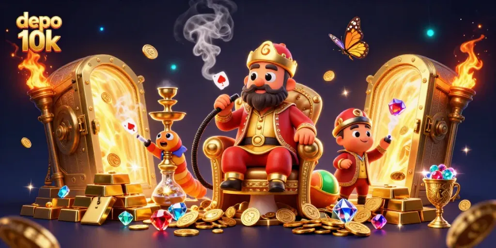 Play thrilling games at depo 10k, where excitement and fortune burst from riches.