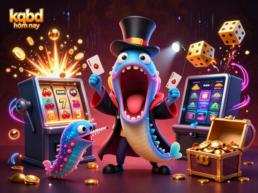Experience thrilling kqbd hôm nay gameplay with vibrant 3D characters and casino action.