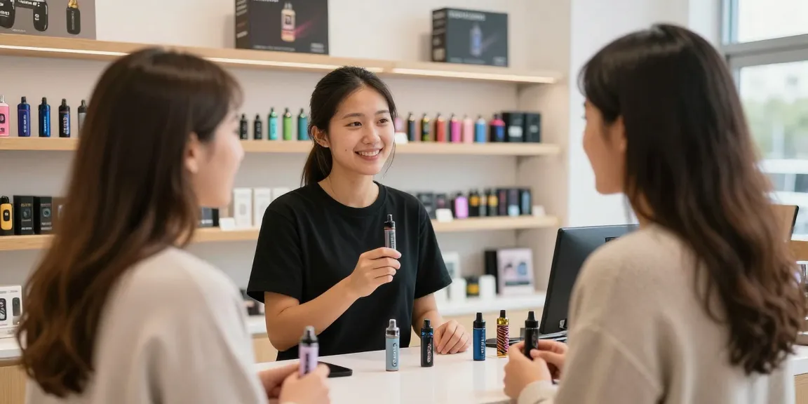 Professionelle Beratung zu Blinker Vape bei einem lokalen Dienstleister in der Gemeinschaft.