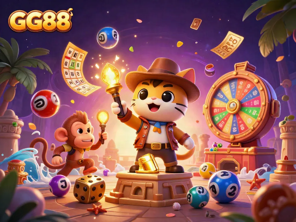Engage in excitement with GG88 by discovering golden casino artifacts in a vibrant gaming adventure.