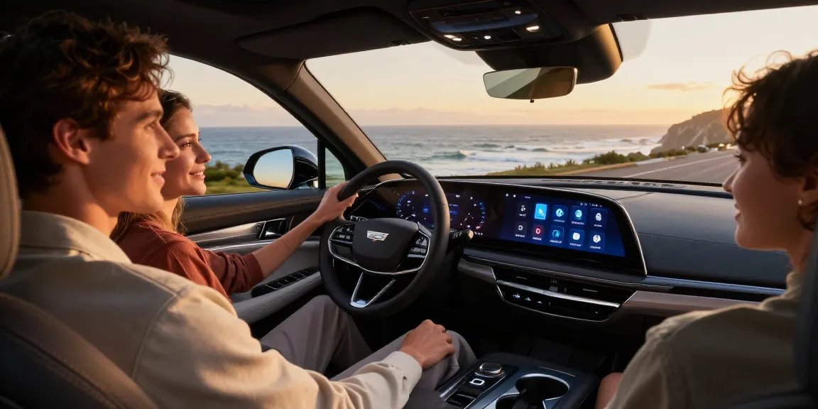 Exploring driving modes in Cadillac Lyriq to answer do the driving modes in cadillac lyriq offer different ranges or battery usages? with friends at sunset.