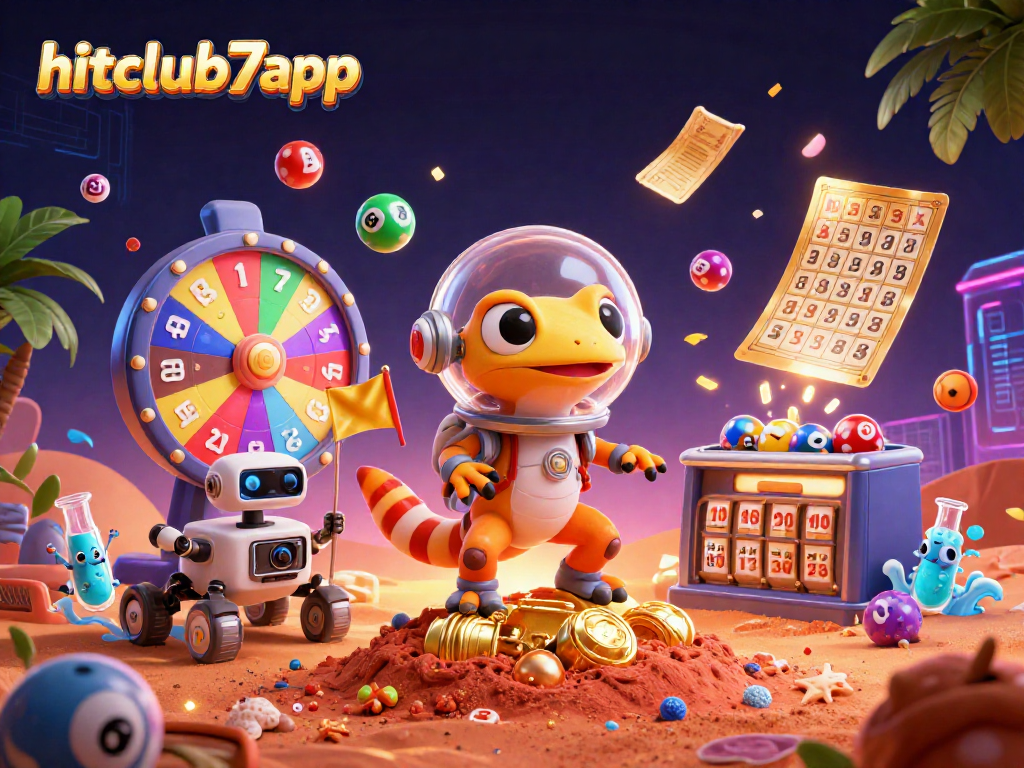 Experience big wins at hitclub7app with vibrant lottery excitement and gaming adventure.