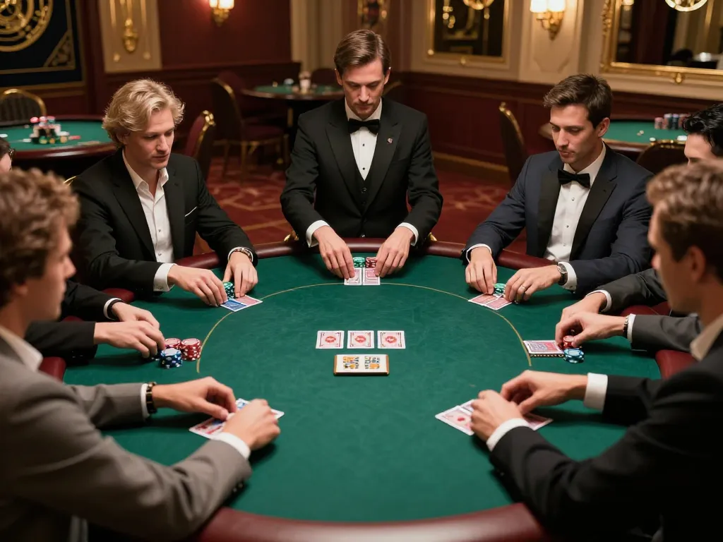 Engaged players at a high-stakes poker table exploring strategic gameplay with XX88 chips visible.