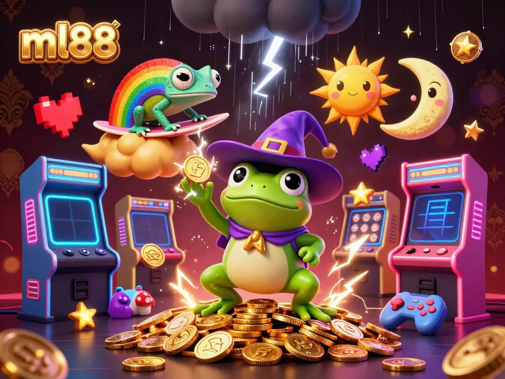 Dive into the excitement of ml88 with 3D characters celebrating victories and gaming experiences in a vibrant casino setting.