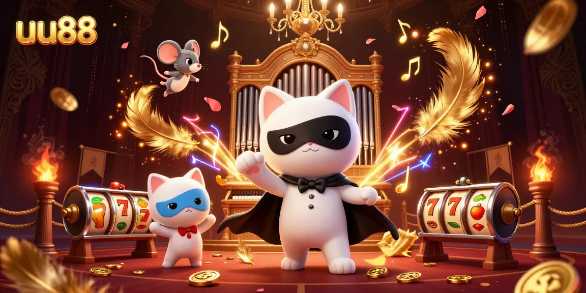 Engage in exciting gameplay at uu88 with a vibrant casino scene featuring dynamic characters and elements.
