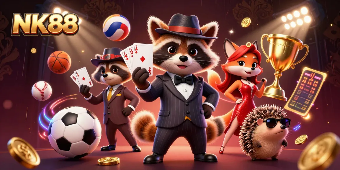 Experience thrilling bets and dynamic wins at NK88 with charming characters in a casino atmosphere.