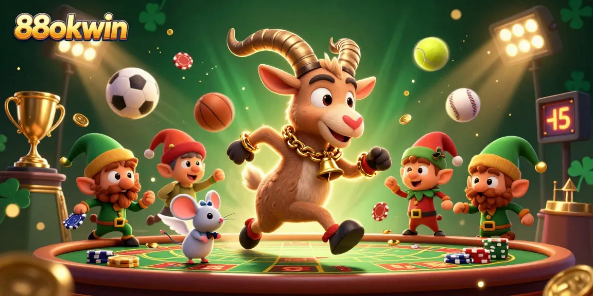 Experience the thrilling adventure at 88okwin Casino with action-packed characters in a dynamic scene.
