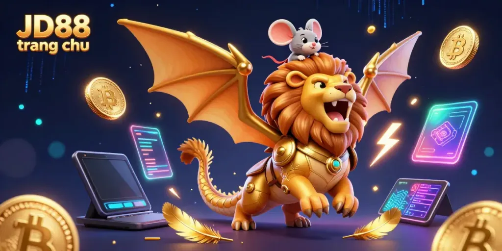 Engage your luck with JD88 trang chu as the mighty chimera and mouse jockey lead the casino adventure.