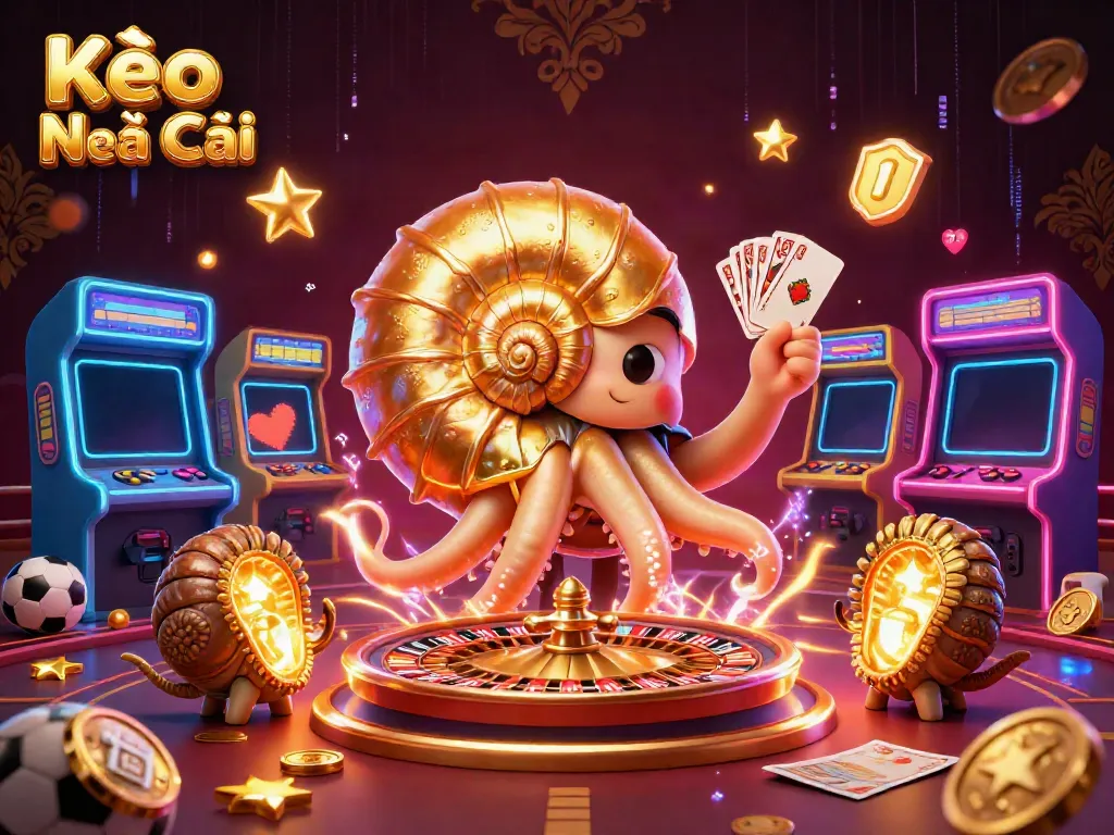Engage with Kèo Nhà Cái through thrilling sports betting actions illustrated in 3D.