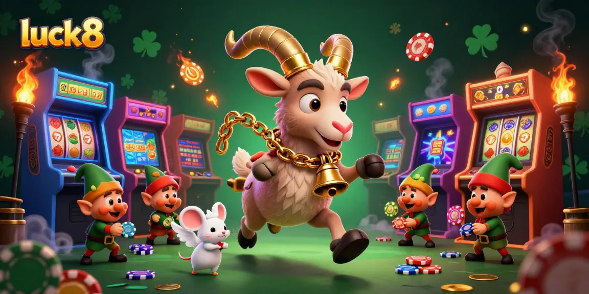 Experience luck8's holiday horror casino through chaotic gameplay with Krampus and friends