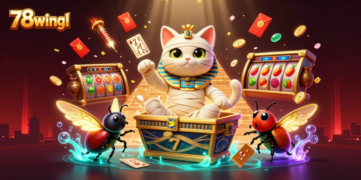 Win big at 78wintl with engaging slots and exciting casino features in a vibrant illustrated scene.