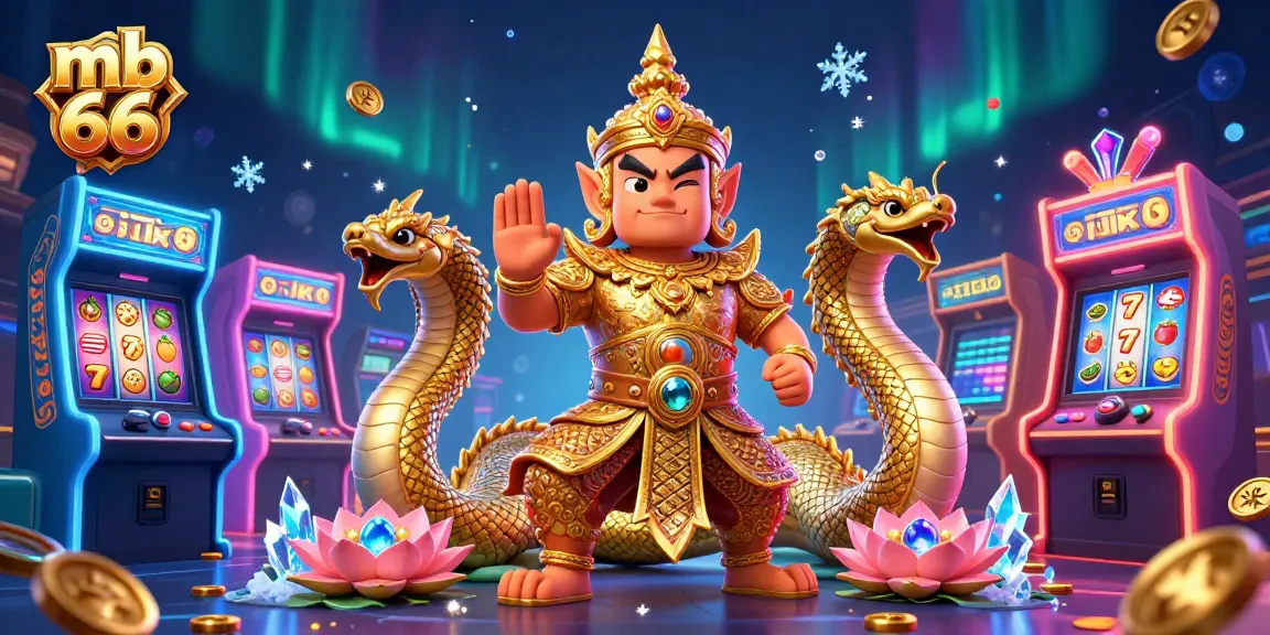 Experience thrilling gameplay at mb 66 with vibrant 3D casino elements in a lively atmosphere.