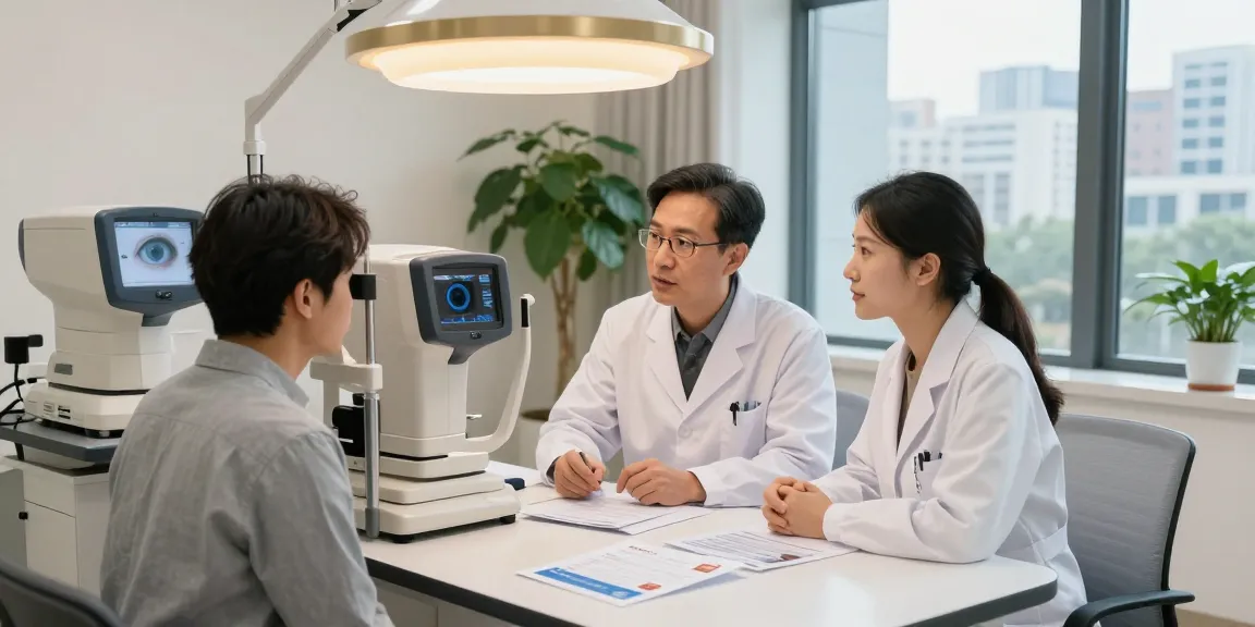 Consultation at SNU Eye Clinic for personalized page guide guide on vision correction.