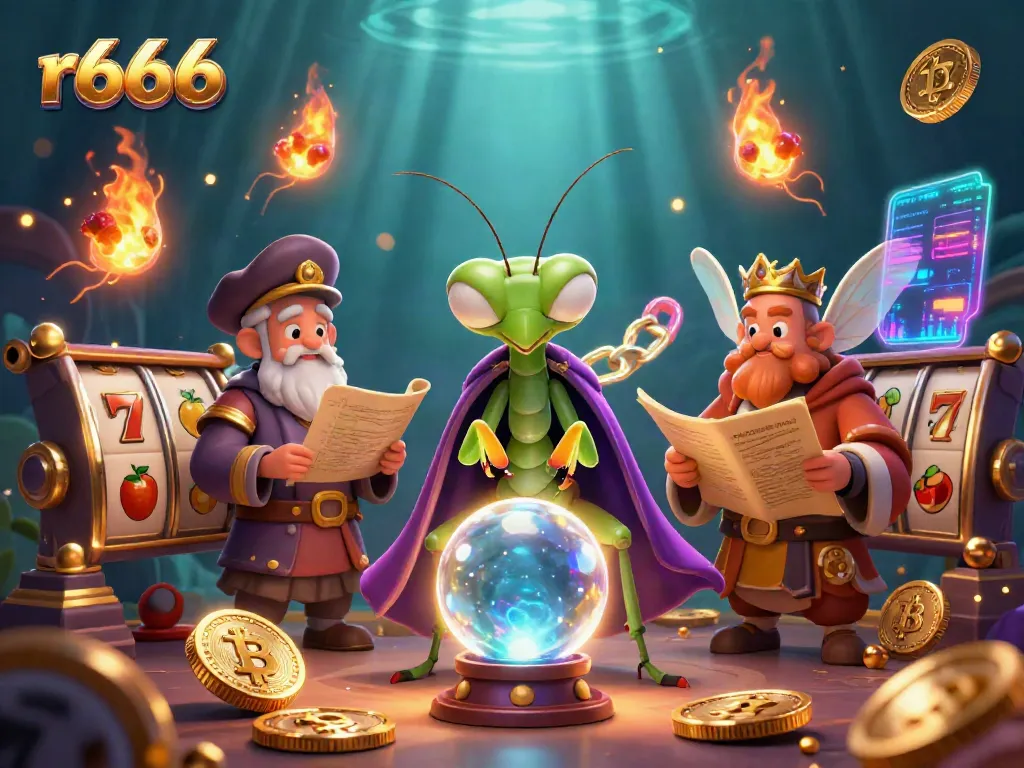 Experience the enchanting world of r666 with this dynamic casino scene featuring vibrant slot game elements.
