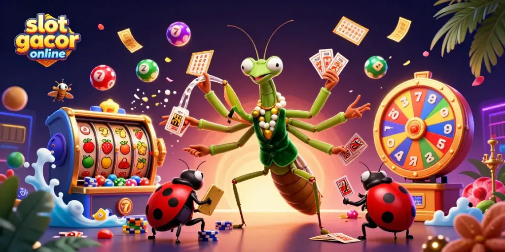 Engage with the vibrant world of slot gacor online featuring dynamic characters, colorful gameplay elements, and casino excitement.