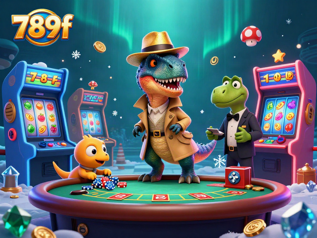 Join the thrilling action at 789f with a clever velociraptor counter at the blackjack table.