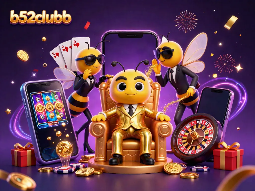 Experience thrilling gameplay at b52clubb with vibrant scenes of casino action and magic.