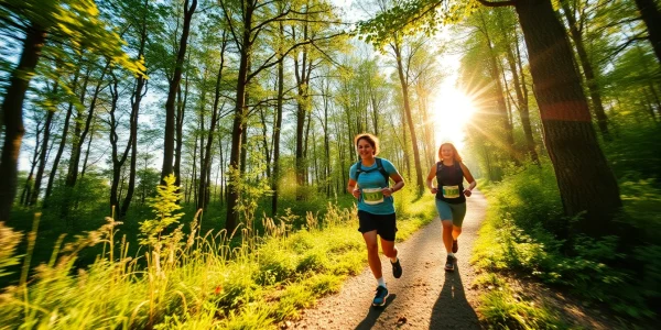 Entdecke die Wetziker OL Challenge: Teilnehmer navigieren energisch durch die malerischen Wälder und erleben spannende Stationen.