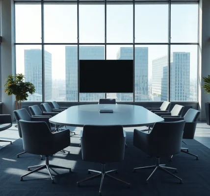 Professionelles Büroumfeld für Headhunter München mit Konferenzraum und modernem Design.