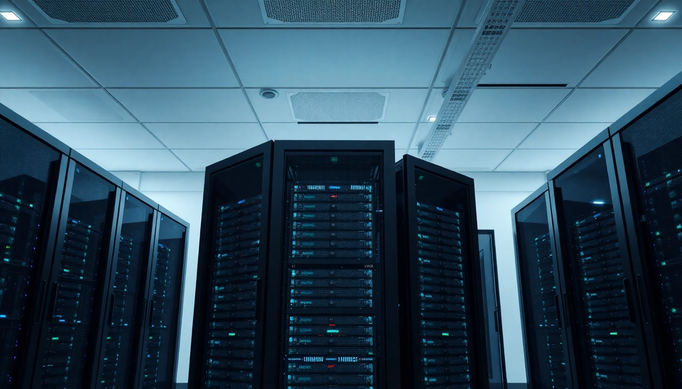 Server 2022 Standard Datacenter Vergleich in einem modernen Serverraum mit technologischen Details.