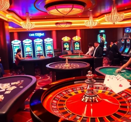 Experience thrilling betting options with link 12bet in a vibrant casino atmosphere.
