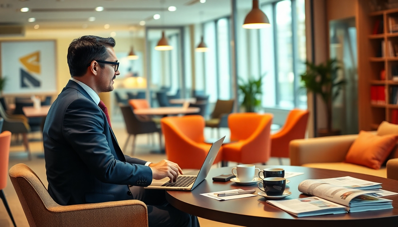 Headhunter Gastronomie consulting with a client in a modern office setting.