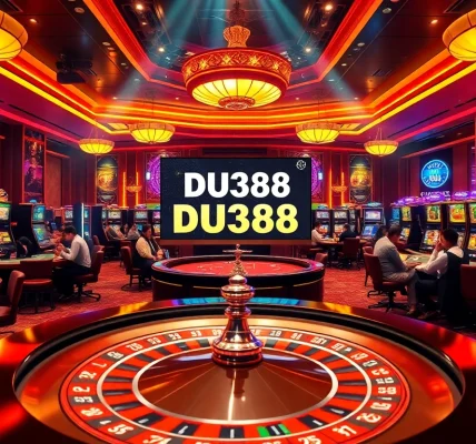 Experience the excitement of online betting at DU388 with vibrant casino games and thrilling environments.