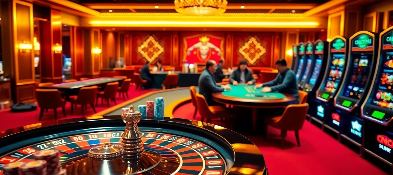 Experience high-stakes excitement at ok8386 casino with blackjack, poker chips, and roulette.