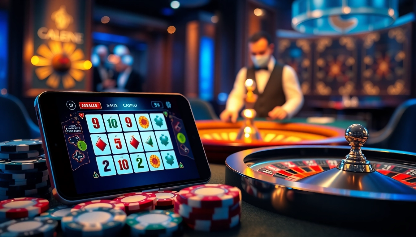 SLOT365's immersive gaming experience with vibrant slot machines and engaging live dealer tables.