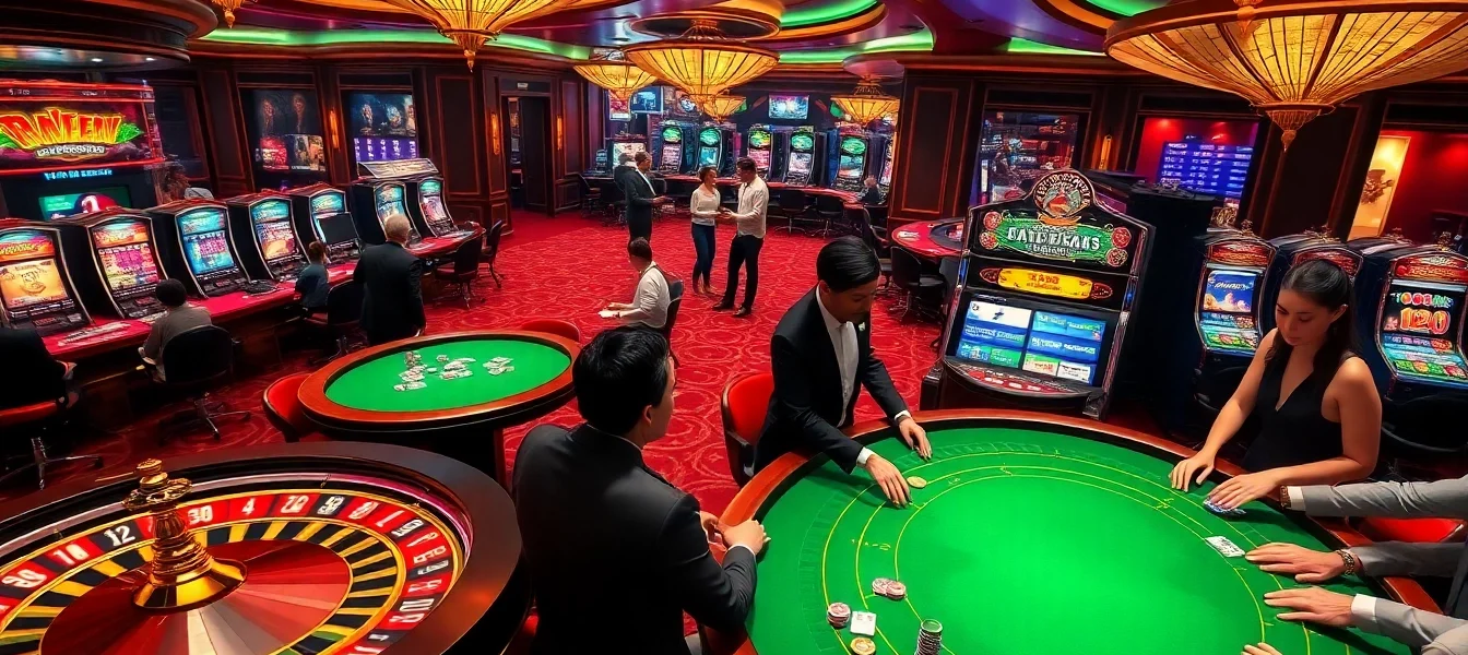 Players enjoy high-stakes action at a vibrant poker table inspired by https://luck8.plus/.
