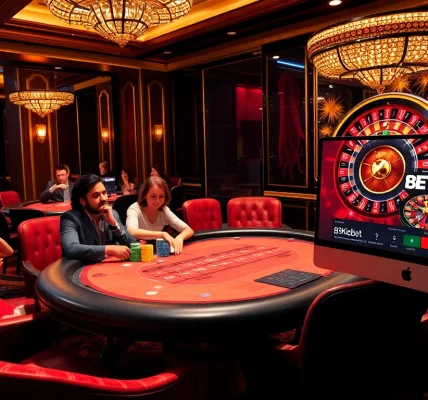 Experience premium gaming excitement at 8KBET with vibrant casino tables and thrilling action.