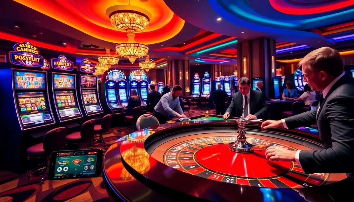 Experience thrilling gameplay at https://www.superslot365.net/ with vibrant slot machines and active casino tables.