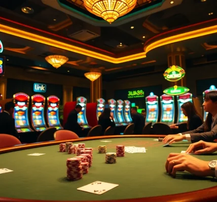 Experience the thrill at 88i featuring exciting poker action and vibrant slot machines.