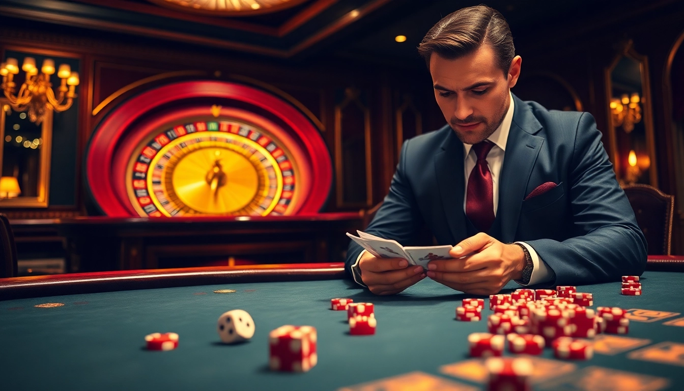 High-energy poker scene at a casino featuring action and excitement at gavb79.