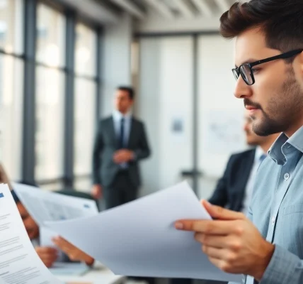 Headhunter Schweiz berät Kunden in modernen Büroräumen mit natürlichen Lichtverhältnissen.