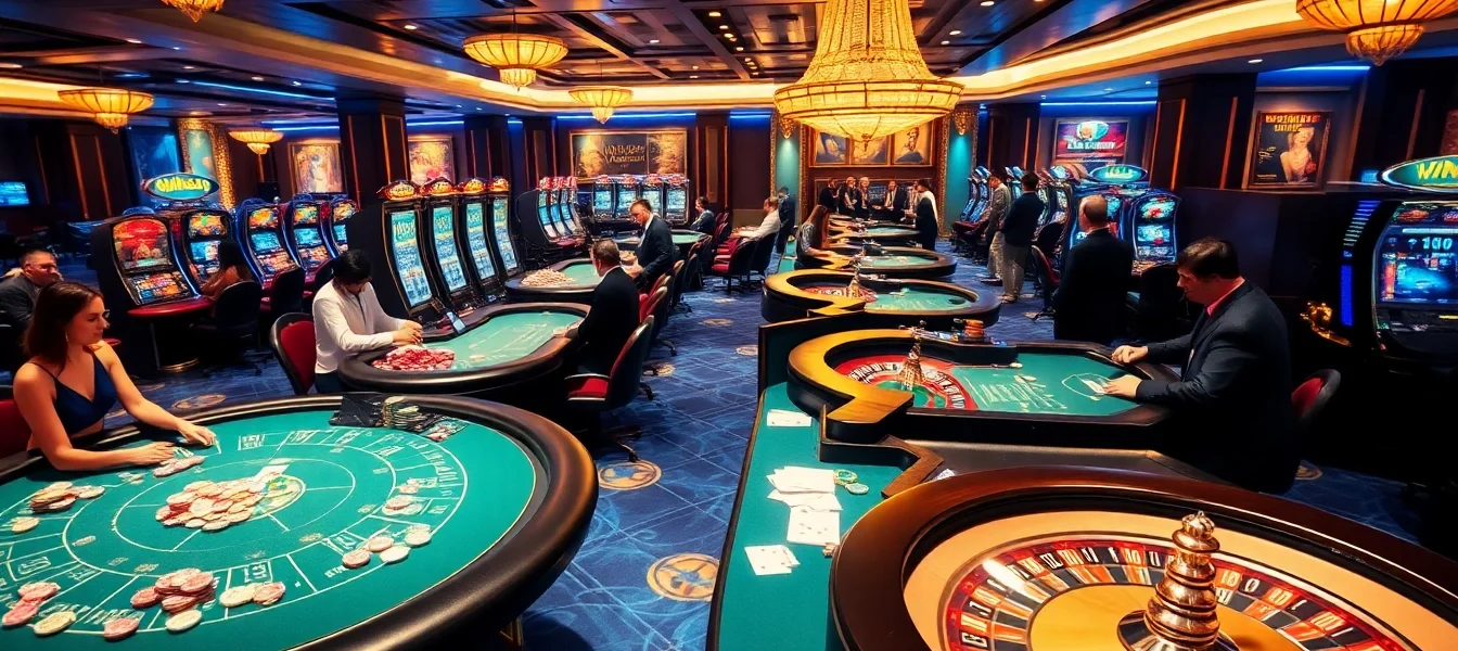Engaging gambling action at https://jun88.pizza/ with vibrant casino games and professional players.