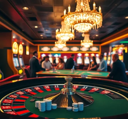 Experience the excitement of gambling at https://s8net.com/ featuring luxurious casino tables and vibrant slot machines.
