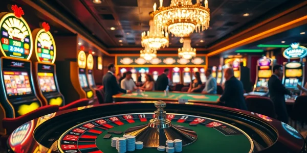 Experience the excitement of gambling at https://s8net.com/ featuring luxurious casino tables and vibrant slot machines.