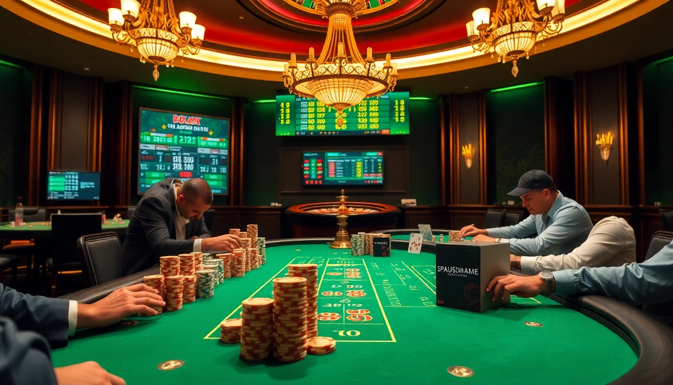 Drukas materiāli rāda Spausdindame DTF Vilnius pie aizraujoša pokera galda luksusa kazino.