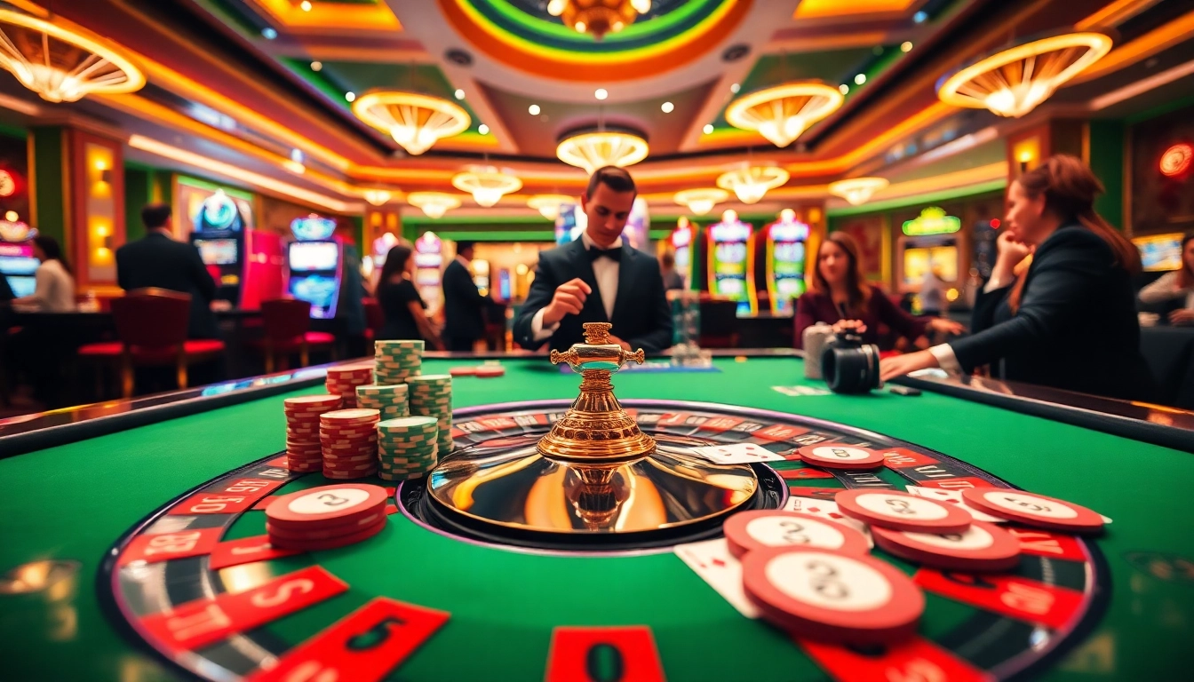 Players enjoying roulette and poker at https://gk88.city/, capturing the thrill of casino gaming.