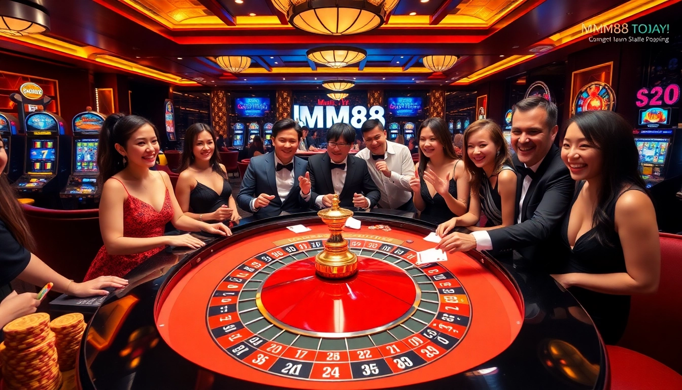 Experience the thrill of gambling at https://mm88.today/ with a luxurious casino scene.