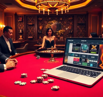 Experience the thrill of gaming at XX88.COM with vibrant casino visuals and poker excitement.