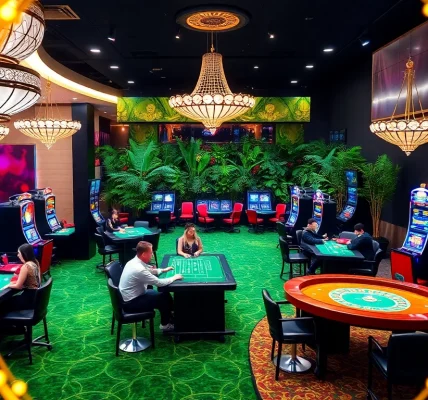 Experience the excitement of 789win's luxury casino gaming environment with vibrant tables and thrilling players.