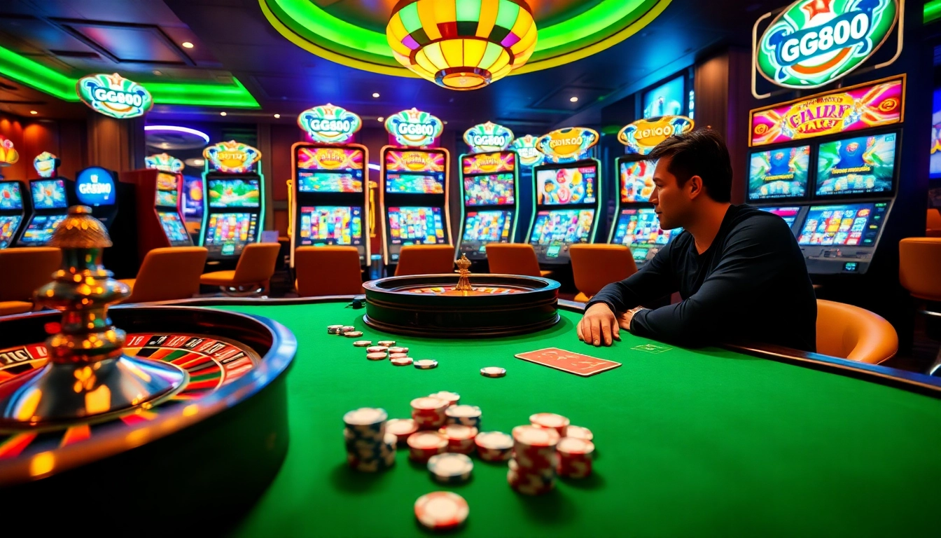 Experience excitement at GG88 with vibrant casino games and engaging slot machines.