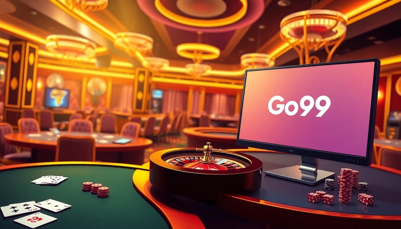 Experience thrilling online gambling with Go99's exciting gaming environment.